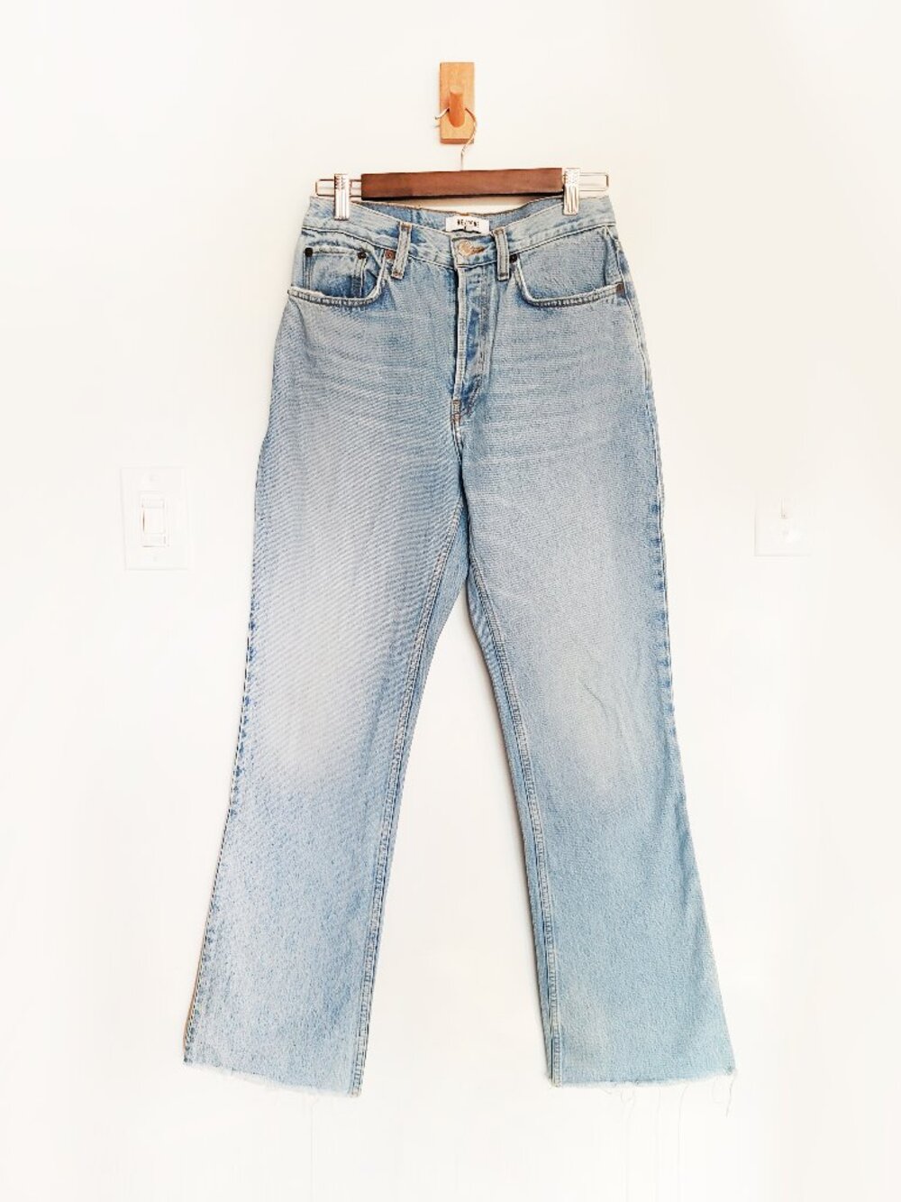 ReDone Light Blue Wide Jeans - Size 27 - Picture 1 of 10